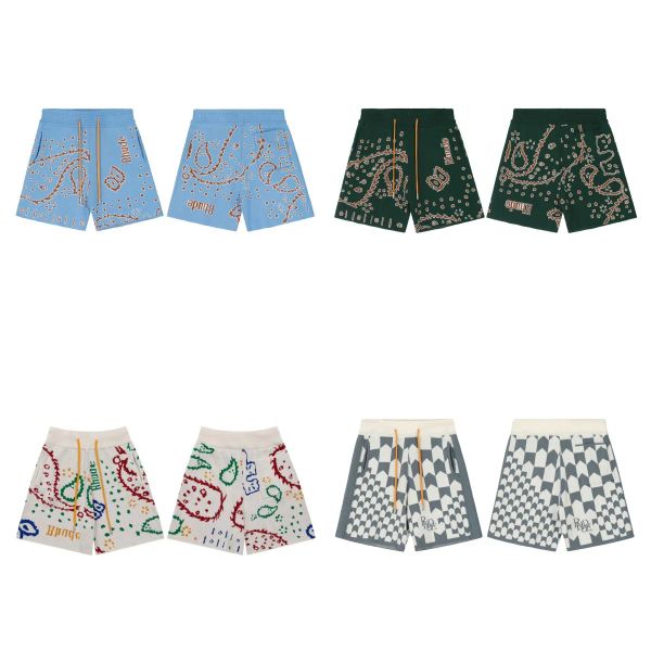 Shorts maschile designer rhude shorts quinto cortometraggi set pantaloni da pista per allentati comodi di moda estate pantaloncini da palestra Shorts Short