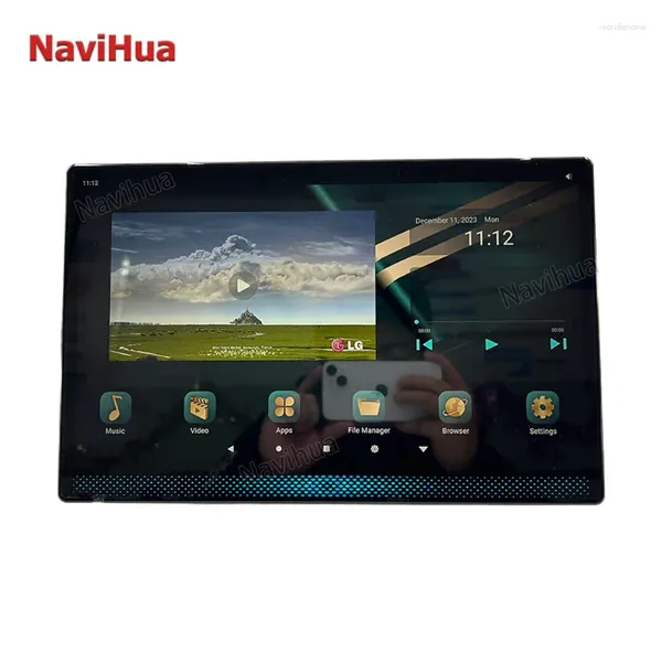 Android negli schermi automobilistici DVD Player DVD Sistema di intrattenimento posteriore Sistema Aggiornamento della testa a 2024 Style