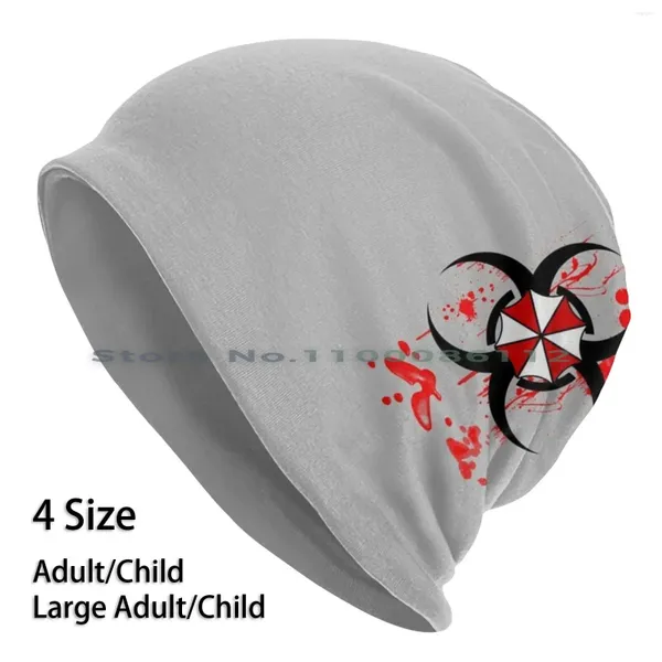 Berets Umbrella Corporation Beanies Knit Hat Hat Raccoon City Nemesis 2 RE2 RE3 LOGOHAZARD 3 REMAKE