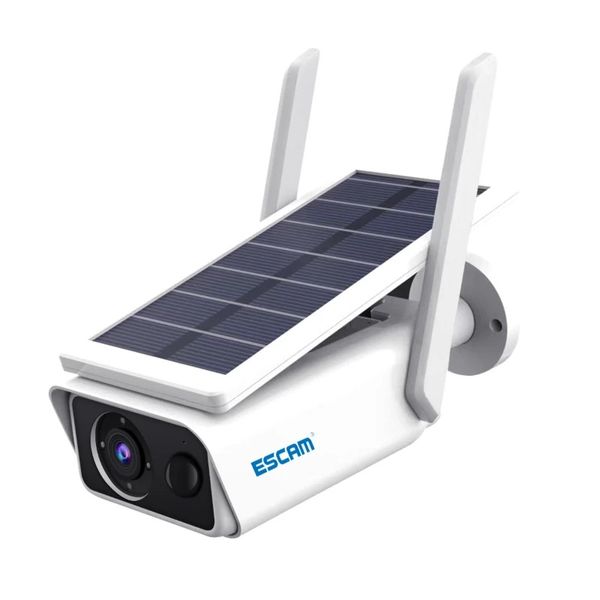 2024 ESCAM QF180 H.265 3MP sem fio PIR Detecção de movimento Night Versão Cloud Storage Twoway Audio 128G Câmera de bateria solar IP66 - Para escam