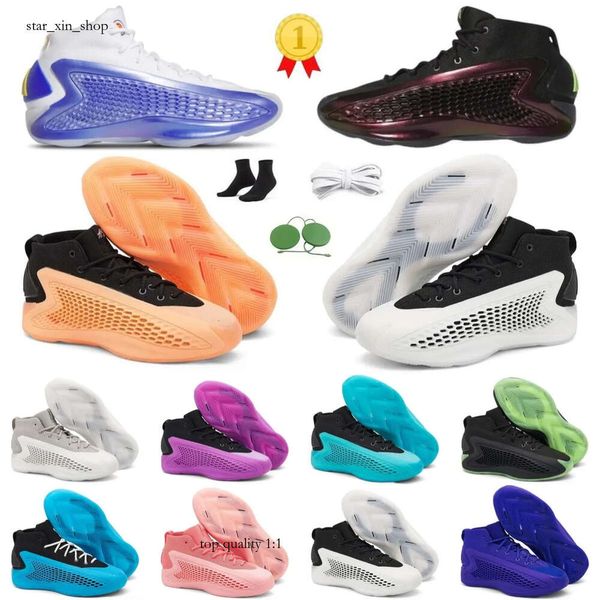 Adiddass AE 1 Best Of Stormtrooper All-Star The Future Velocity Blue Basketball Shoes Men With Love New Wave Coral Anthony Edwards Treinamento Sapato Esportivo 2839