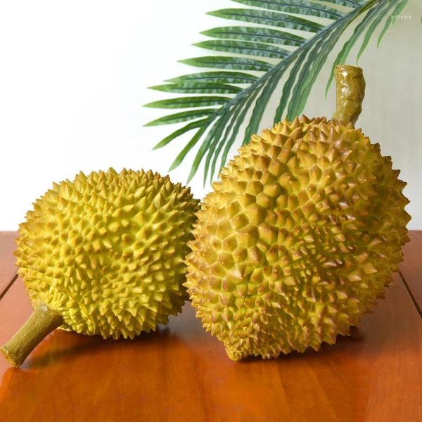Dekorative Blumen Simulation Durian Model gefälschte Obst- und Gemüse -Pofral -Skizze Requisiten Shop Shoppen Einkaufszentren Ornamente
