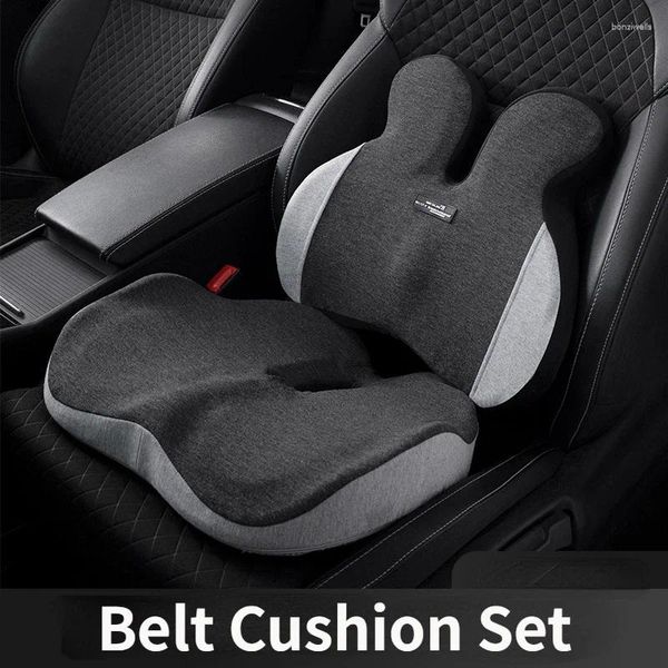 Pillow Car Set Ergonomisches Design Orthopädischer Autositz für Coccyx Ischias Rückenschmerz Reliefpolster