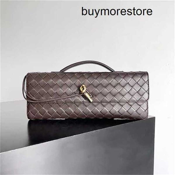 Andiamo Long Clutch Handtasche Bottegvenetas 7a Weave Hands Bag Leder Geld Andrzj8