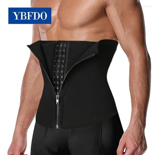 Erkekler Vücut Shapers ybfdo Erkekler bel eğitmeni şekillendiricisi geri destek Destek Zayıflama kemeri korse spor salonu karın bağlayıcı fitness cincher egzersiz shapewear