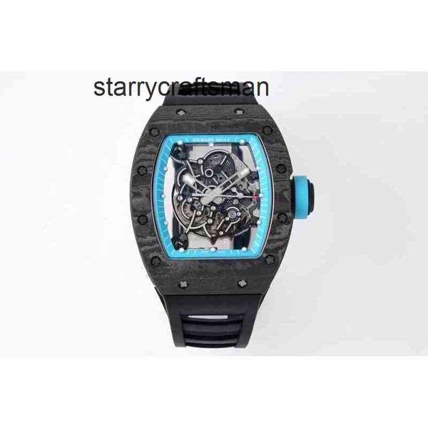 Männer Watch Factory Ceramic Mechanical Cool Armband RM055 Mechanik Multifunktions weißer Uhr Schweizer männlich 2024 neuer Stil