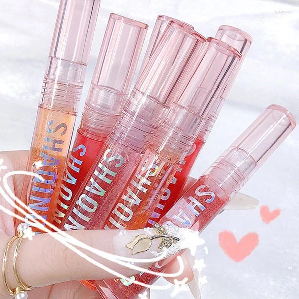 Lipgloss Shaqinuo Shuiguang Bobo Honig Schutz Öl transparentes Glasfeuchtigkeit und Studium 4-Pack-Geschenkset