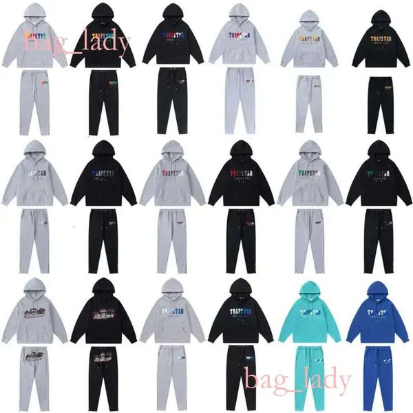 Top -Qualität 2024 Herren -Tracksanzuiten Casual hochwertige gestickte Männer Frauen Hoodie Trapstar London Shooters Kapuze -Trailsuit Designer Sportswear Fashion