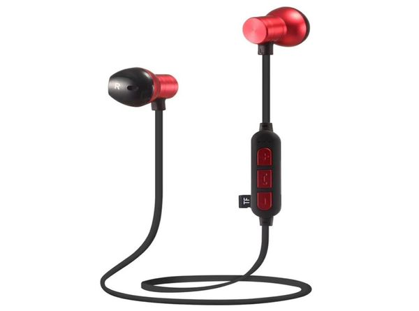 BSTM12 Bluetooth Hearset Headphone Беспроводная магнитная магнитная наушника