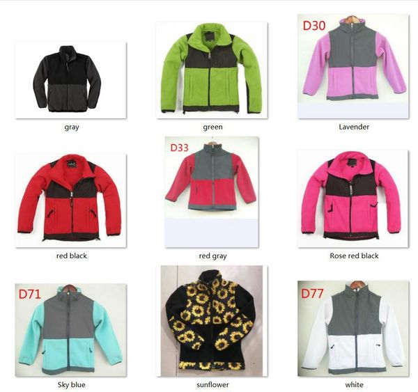 Crianças Jackets de lã Designer Designer Ski Inverno Crianças Jaquetas Jaquetas Girlas à prova de vento Softshell com capuzes de lã Jacket Outdoor Boys Coat Kid Face Down Coats 2-11 anos