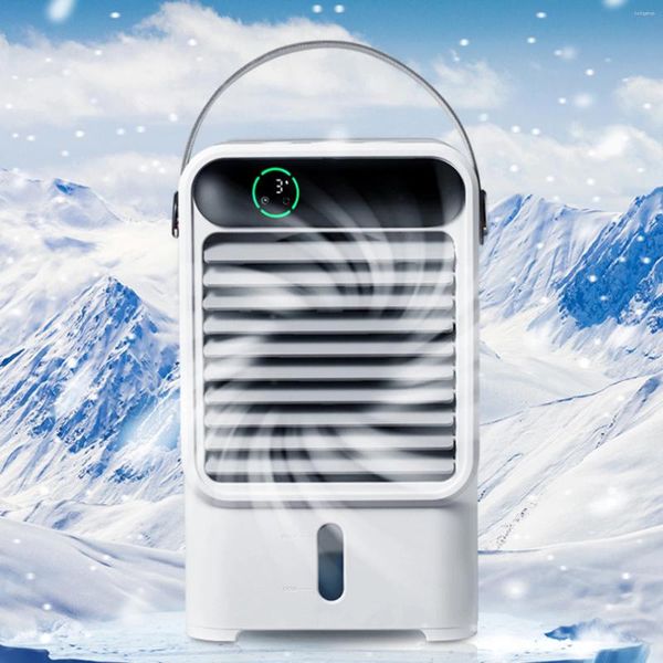 Dekorative Figuren Mini Klimaanlage Lüfter Wasserkühlung Desktop Chiller Home Stummschatten am Nachtbefestigungsbefeuchter