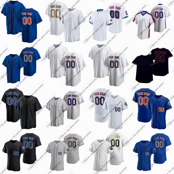 34 Kodai Senga Mets Baseball Jersey Пит Алонсо Франциско Линдор Старлинг Марте Эдвин Диас Джефф Макнейл Брэндон Ниммо Франциско Альварес Луис Северино Харрисон Бадер