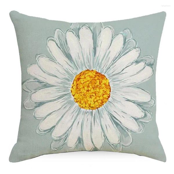 Travesseiro fácil de manutenção na travesseiro elegante conjunto de estampas florais tampas suaves duráveis para decoração de casa requintada
