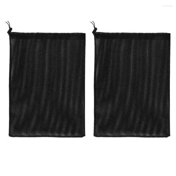 Decorações de jardim 2 PCS Filtro de água Filtro da bomba Saco de cordão para piscina de piscina ao ar livre bolsa de lagoa aquário