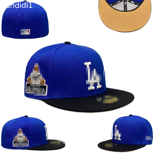 Hot Fitted Hats Snapbacks Hat Baskball Caps All Team for Men Women Casquette Sports Hat Hat La Beanies Flex Cap с оригинальным размером тега 7-8 L17