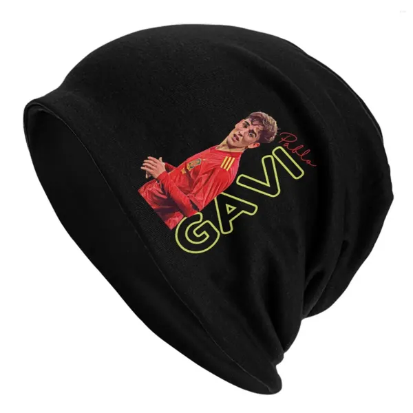 Boinas pablo gavi chapéus de gorro Espanha Bonnet Bonnet Male Retro Kpop Kpop Hat de Inverno