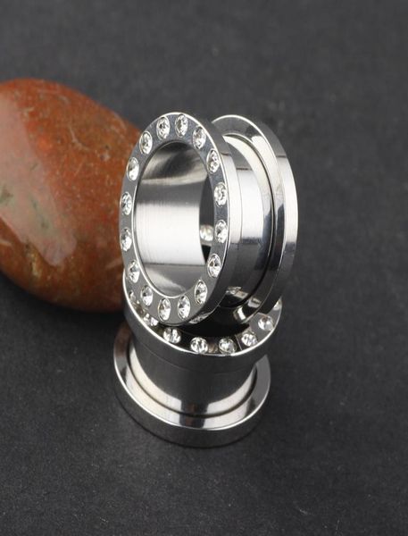 Fleisch -Tunnel F08 50pcslot 416 mm Edelstahlschraubenstöcke Fleisch Tunnel Piercing Body Jewelry5019172