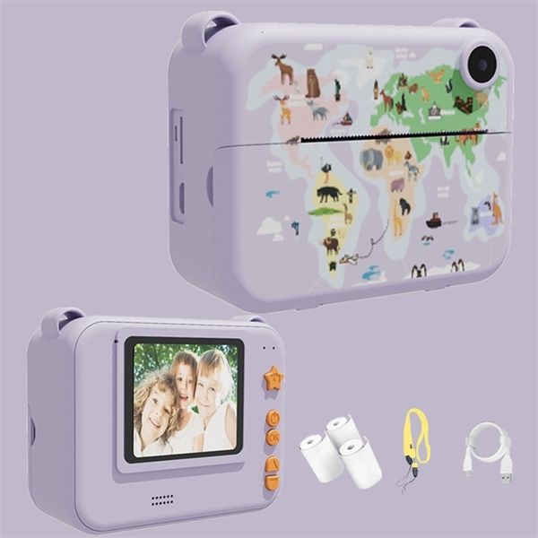 Kids Camera Instant Print Weihnachten Geburtstag Geschenke für 3-12 Jahre alte Jungen Mädchen Spielzeug für Kinder im Alter von 3 bis 10 Jahren mit 3 Rollen Druckpapier 240327