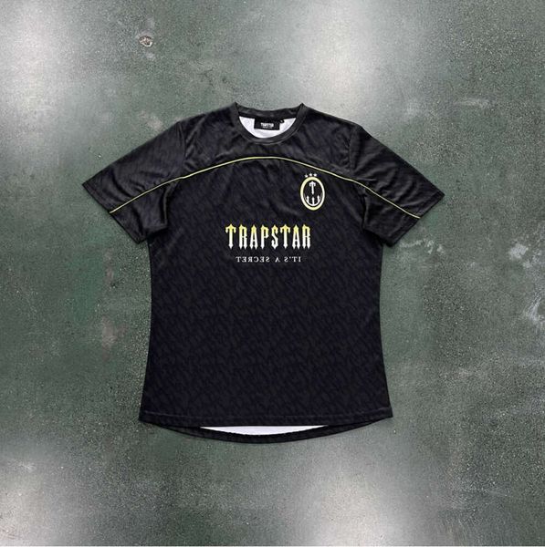 T-shirt maschile Trapstar Mesh Football Jersey Blu Black Red Men T-shirt Sports Abbigliamento 436645 436645