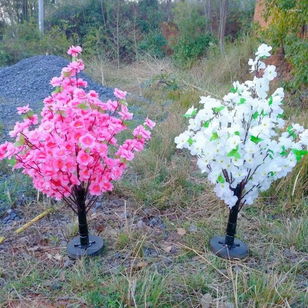 Fiori decorativi 1pcs Bellissima pesca artificiale Wishing Simulazione dell'albero Tovatting per la decorazione della tavola per matrimoni in casa