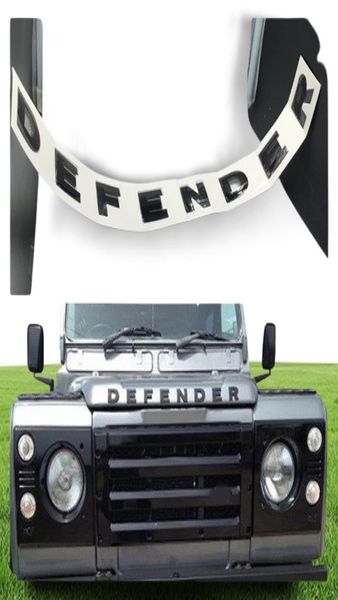 Accessori per auto per defender Emblema anteriore Emblema Badge Logo Lettering Sticker9005762