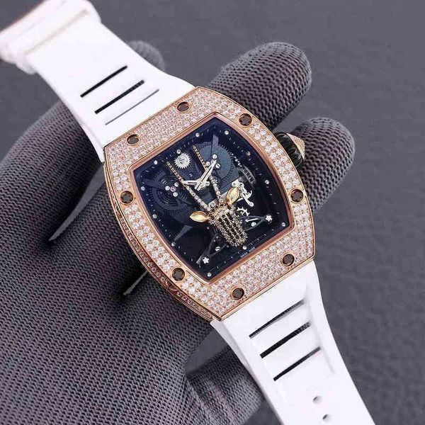 Richardmill Watch Designer Luxury Holwatch Business Leisure Sky Star Serisi Otomatik Makine Tam Matkap Kılıf Kaseti Erkekler Fabrikası Orijinal Logosu