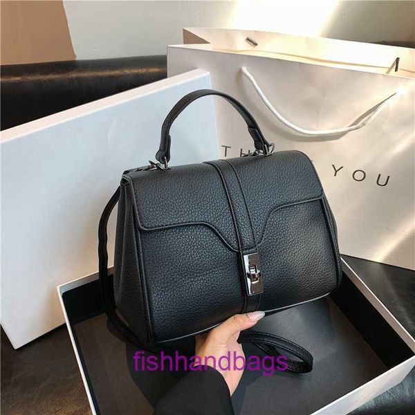 Top de atacado Original Selinss Bags Sagas Online Shop Soft Leather Boston Bag Bolsa High End End Ten New Texture Versatile Single com logotipo original