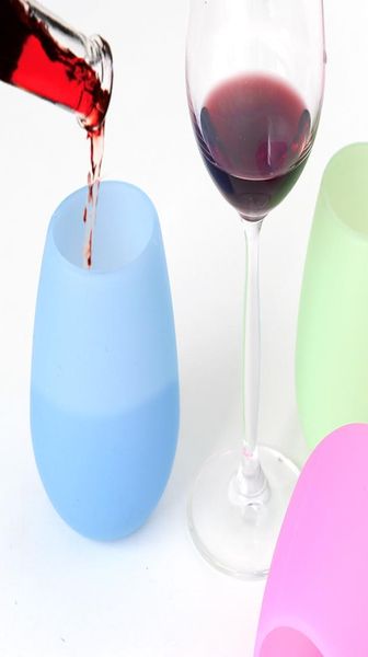 Silicone Wine Glass Wine Glass Remless Haste Bottle Bottle Garrafas de água macia Copo de vidro de copo de copo de copo de vidro 7426779