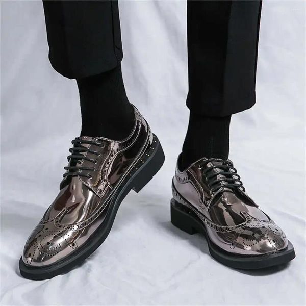 Vestido Sapatos de vestir números pequenos da marca Original Brand masculino de tênis de homem elegante para homens oferecidos tênis