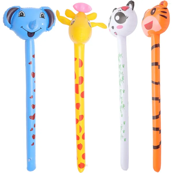 Decorazione per feste Animal Head Stick Ballioni giocattoli gonfiabili Sticchi creativi per bambini Principessa