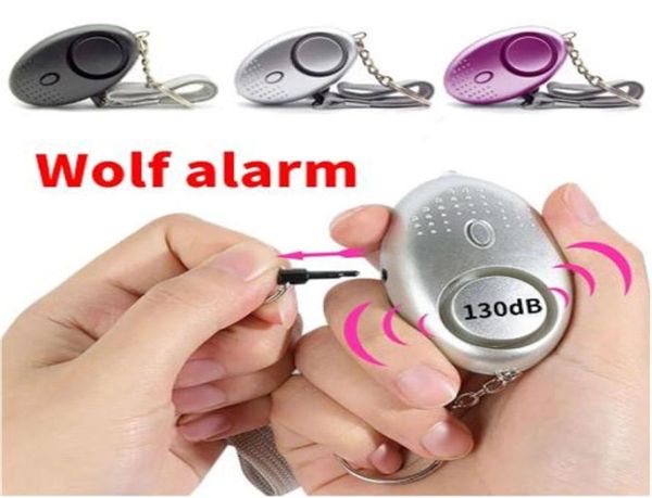 130 dB Eierform Selbstverteidigung Alarmmädchen Frauen Kinder Sicherheit Schutz für persönliche Sicherheit schreien lautes Schlüsselbund Alarmsystem 129147301