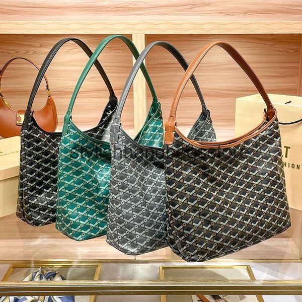 Sacchetti per spalle Stucks Dog Dente Dente Borsa Hobo Are AMS 2024 Nuova Trendy Mommy Mommy Stampato con cerniera stampata a forma di cerniera e bambino H240417