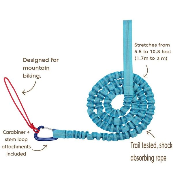 Corda di rimorchio per biciclette di trazione per biciclette di trazione mountain cotch-child trazione corda comoda attrezzatura da campeggio con corda rimorchio edc esterno