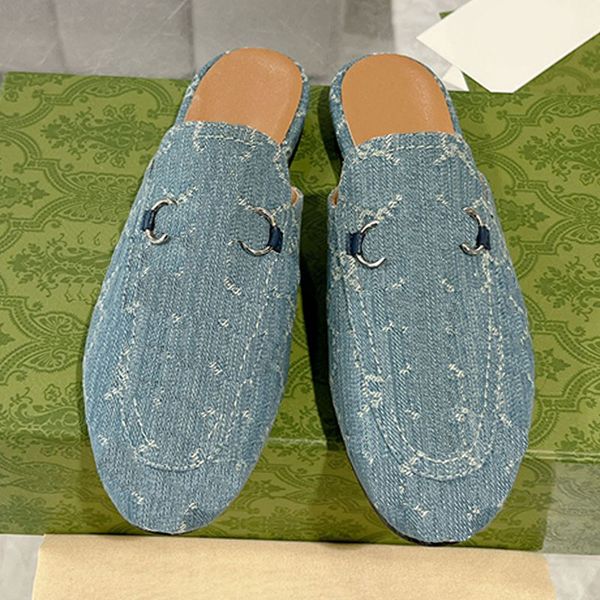 MOFER DENIM DONNA SCARPE DESIGNER SANDALS SMAGGIO MULE BAOTOU MALE SLIPER SLIPS SANDALI SCHERE SIGNORE SCHEDWARE SCIPLE SCHEDA SCHEDUN