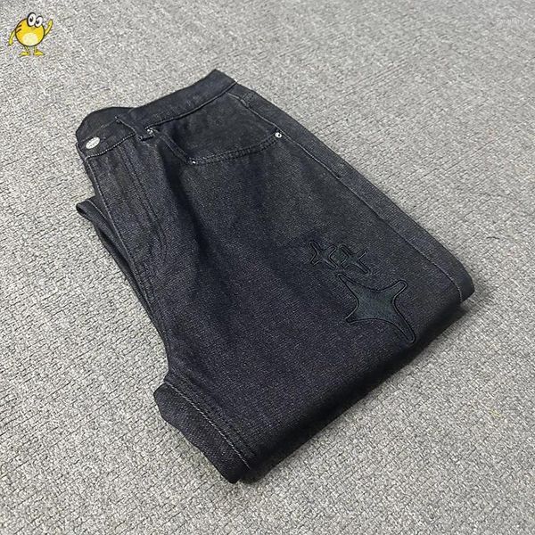 Herren Jeans Stickerei Logo Vintage Waschen gebrochener Planet Hosen Männer Frau 1: 1 High Street Modehosen Jogginghosen Jogginghosen