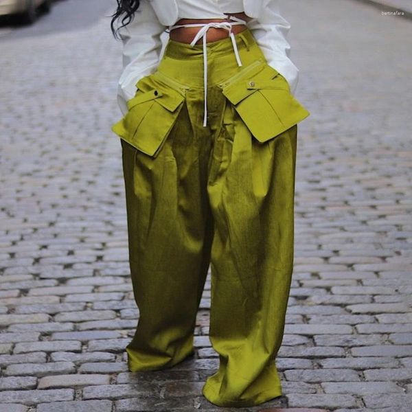 Этническая одежда женщины с высокой талией широкие штаны для ног Дашики африканский блестящий палаццо случайные модные брюки 2024 весна осень