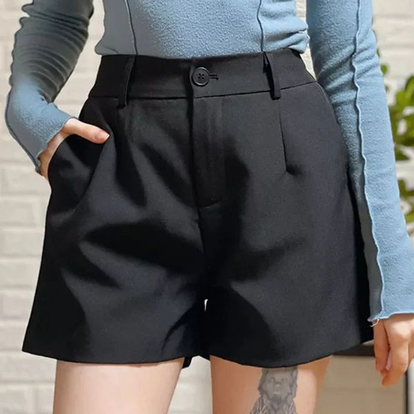 Lucyever Summer Black Shorts Women Korean Fashion Office High Tast