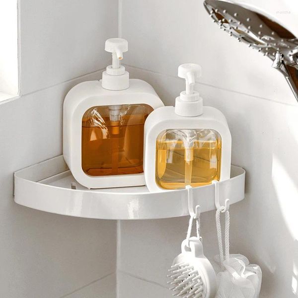 Bottiglie di stoccaggio shampoo bottiglia quadrata viaggio in plastica trasparente emulsione in plastica pressa per le mani in gel dispenser