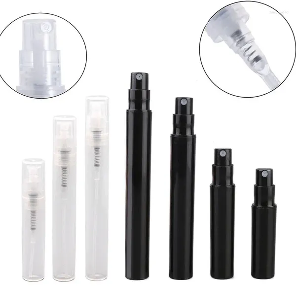 Depolama Şişeleri 50pcs 2ml-5ml Mini Taşınabilir Sevimli Atomizasyon Pompası Yeniden Dolaştırılabilir Parfüm Sıvı Deterjan Partisi İçin Seyahat Püskürtücü Kaplar