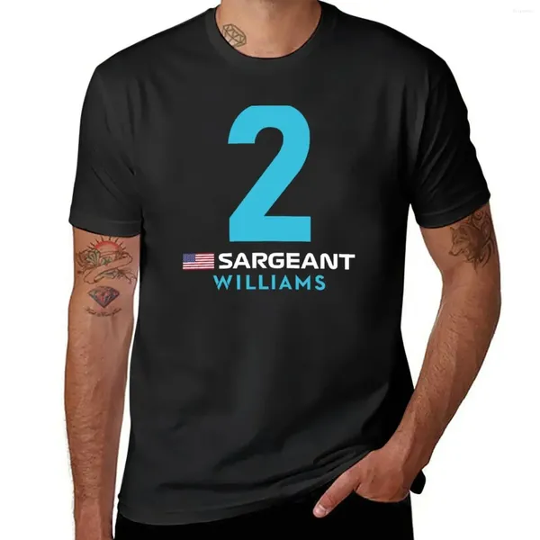 Herren-Tanktops Logan Sargeant Williams Rennen 2024 T-Shirt Kurzarm Tee Plus Size Fruit of the Loom Mens T-Shirts