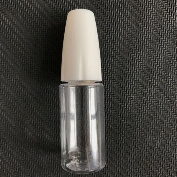 Novos frascos de gotas de plástico de 10 ml com dicas de metal, garrafa de agulha vazia Recipiente de plástico líquido para animais de estimação para suco simples