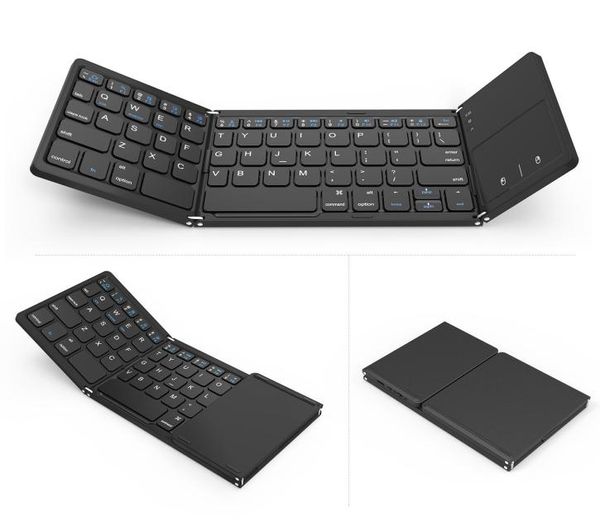 Tragbare mini -faltbare Tastaturbluetooth -drahtlose Tastatur mit Touchpad -Maus für Windows und IPAdphone8454575
