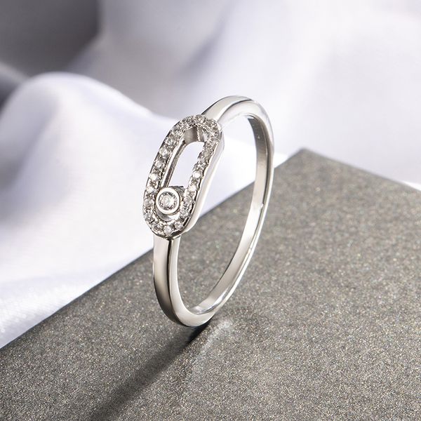 Nuovo in 925 anelli in argento sterling per donne coppia di lusso ad anello da donna ad anello gioiello di moda festa di compleanno per matrimoni.