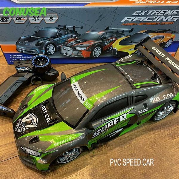 Auto modello Diecast 1/14 RC Drift Auto Truck da corsa ad alta velocità 2,4 g di auto Controllo giocattolo Boys Boys Machine Electric Childrens Giocattolo per bambini J240417