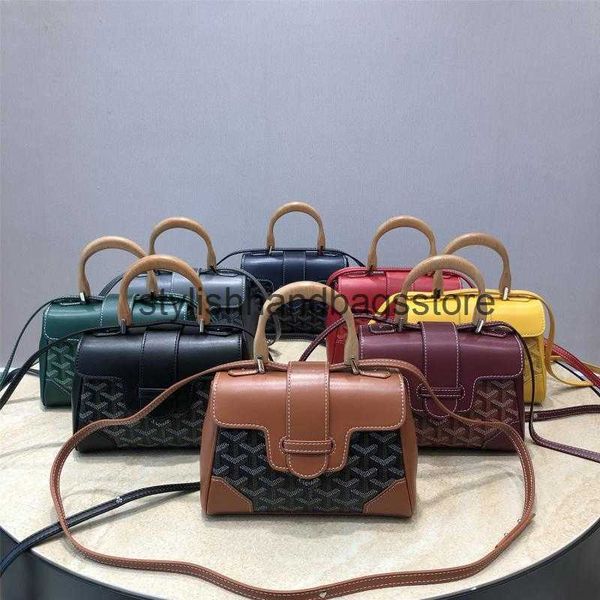 Umhängetaschen Stoff Sacks Gaoyade Saigon Bag Mini Hund Ya Holz Handgelenk Handtasche Crossbody H240417