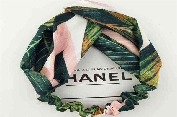 Summer Bohemian Style Hairbands Prind Head Bands for Women Retro Turban Bandage Bandranas Acessórios para cabelos G120623P9493266