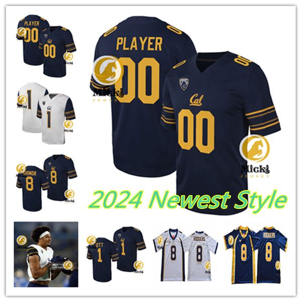 Sam Jackson v Ben Finley Cal Football Jersey Fernando Mendoza Jaydn Ott 27 Cade Uluave 8 Jackson Sirmon 21 Byron Cardwell Stitched California Golden Bears Jerseys