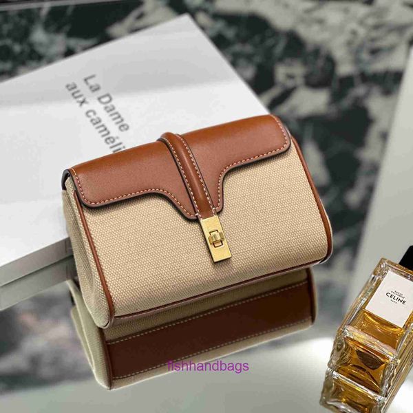 Großhandel Top Original SelinSs Tote Taschen Online Shop Echtes Leder Damenbeutel Neue High -End -Goldschnalle Mini Square Mod modisch mit originalem Logo