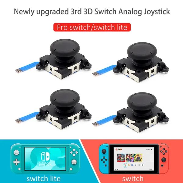 Fareler Nintendo Switch için Orijinal Değiştirme Joystick 3D Joystick Analog Başparmak Stick Switch Lite Joycon Kontrolörü Onarım Araçları