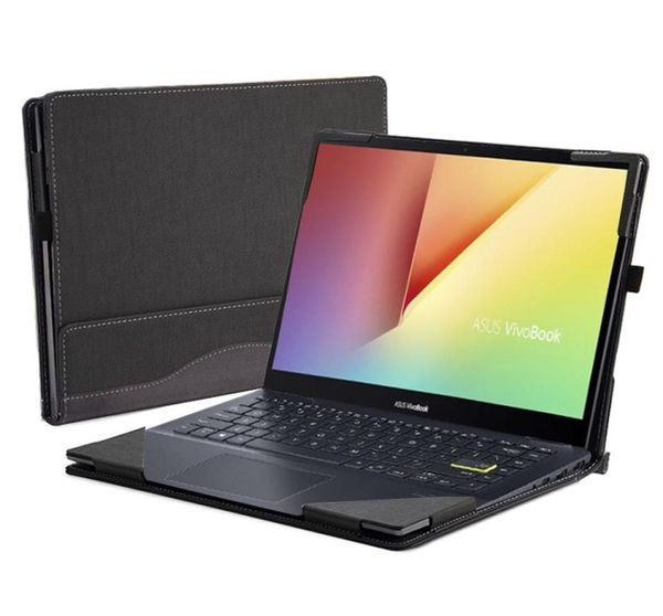 Asus vivobook flip 14 tm420 dizüstü bilgisayar çıkarılabilir defter kapak çantası koruyucu cilt kalem hediyeleri 2108252924995